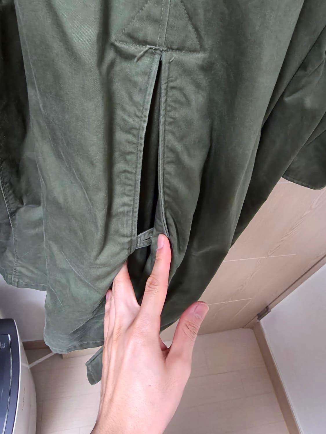 [S/L] 미군 og107 장교 코트 트렌치 오버코트 상품이미지3