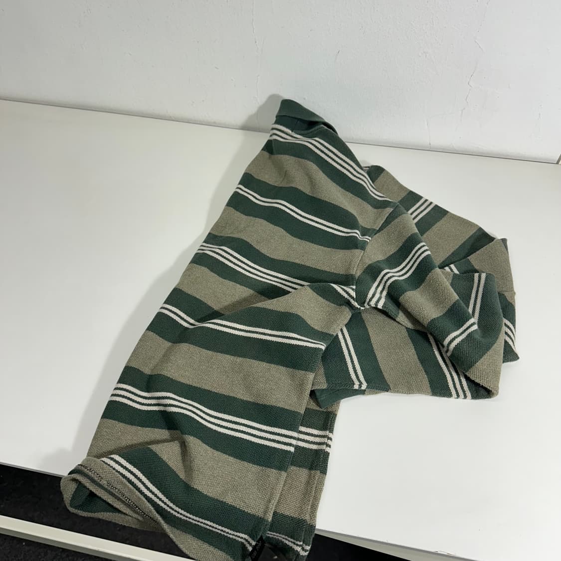 95 빈폴 카키 스트라이프 럭비 긴팔 카라티 상품이미지6