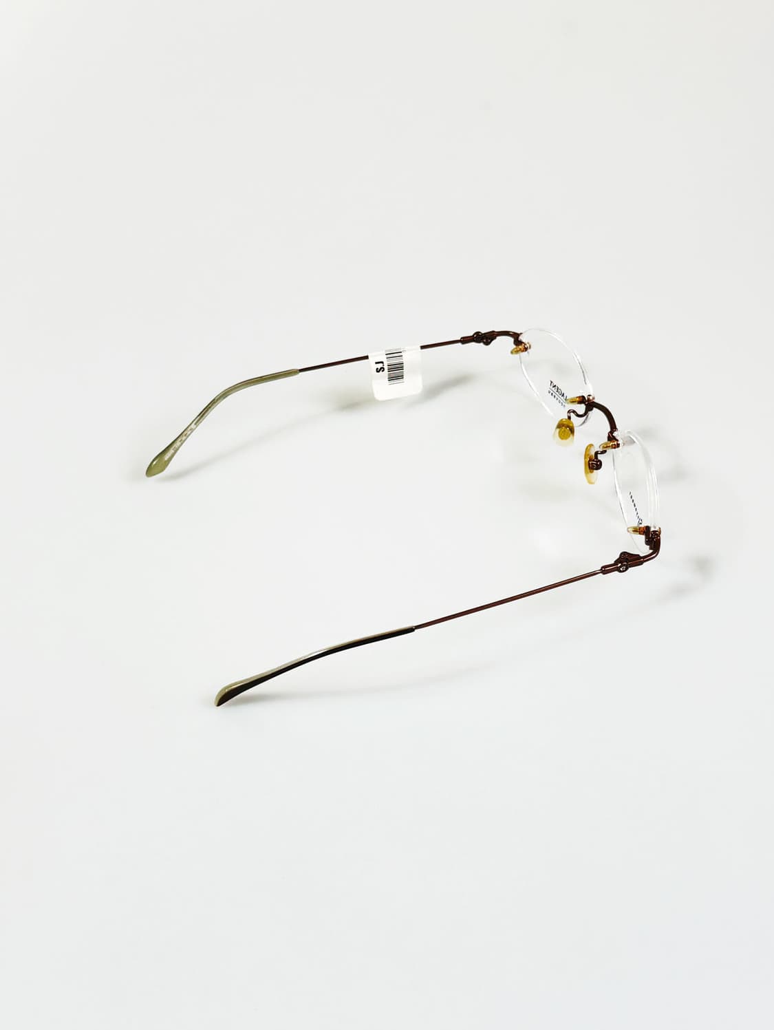 SJ LAGENT 서전 무테 티타늄 오벌 빈티지 안경 상품이미지4