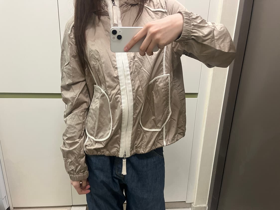 빈티지 후드 투웨이 윈드브레이커  상품이미지3