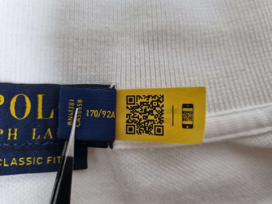 남성 2022 폴로 QR PK 피케 카라 반팔 티 티셔츠 흰색 화이트 상품이미지9