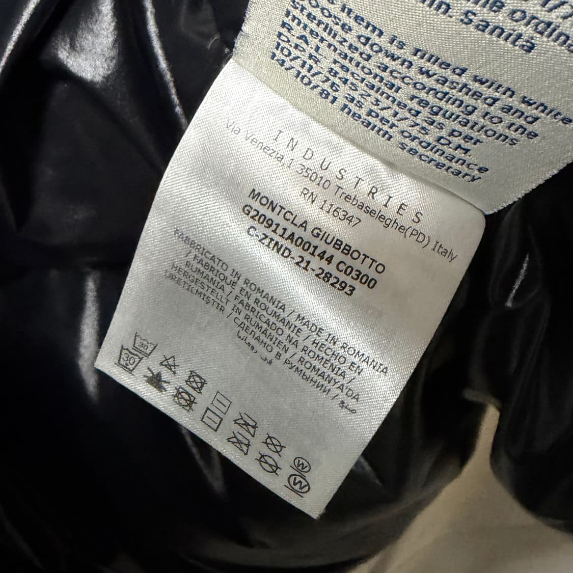 [S급/7] 몽클레어 몽클라 블랙와펜 패딩 상품이미지7