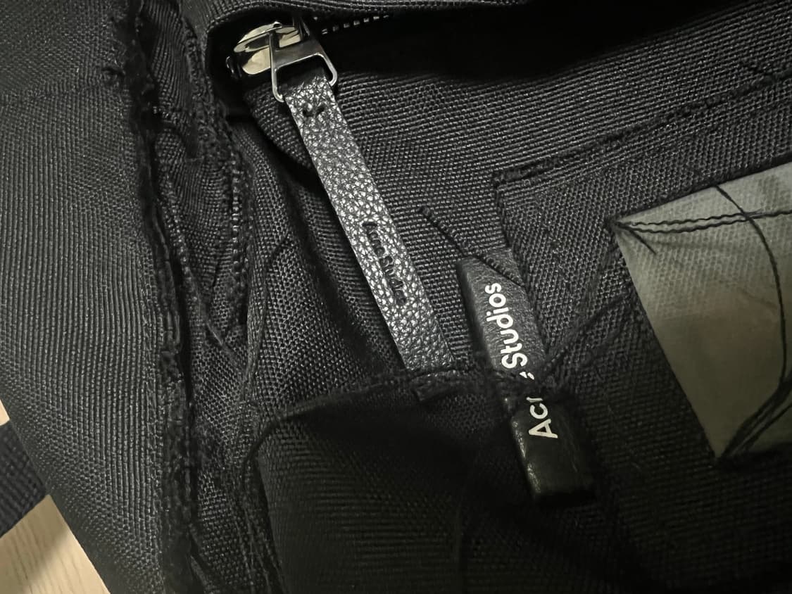 아크네 leather trimmed canvas 백팩 상품이미지6