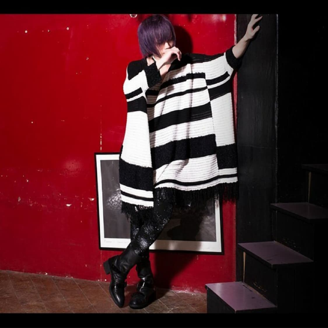 18ss Civarize “Ciel” Fringe Poncho Knit 상품이미지1