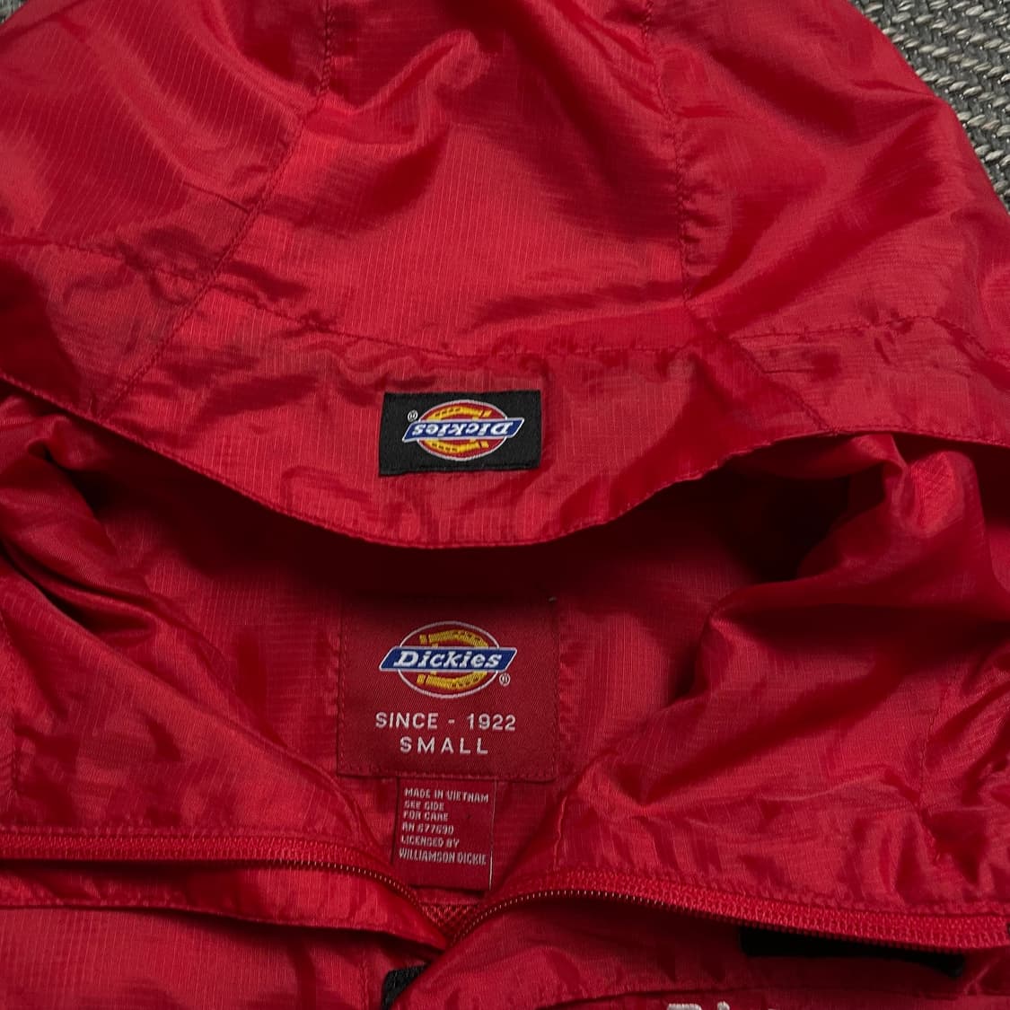 dickies 디키즈 올드스쿨 바람막이 자켓 레드o 6127 상품이미지6