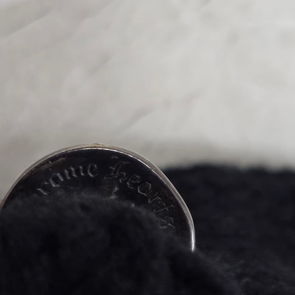 크롬하츠 플레어 레더패치 캐시미어 비니 판매 상품이미지4