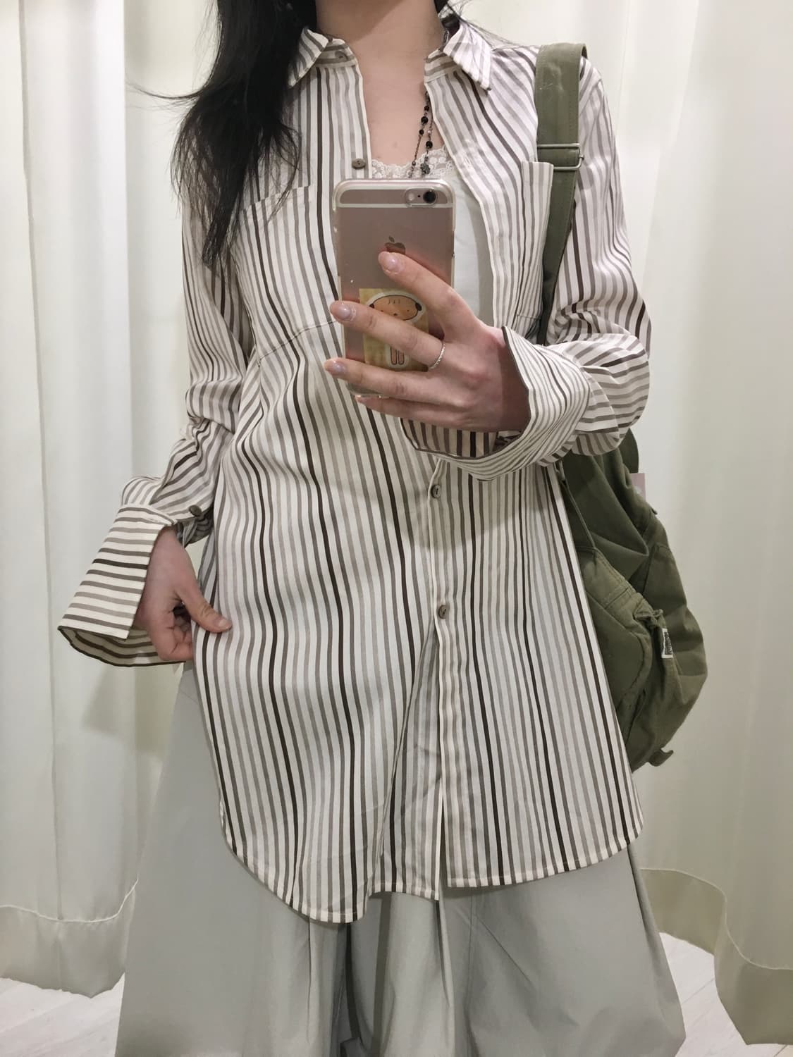 조르쥬레쉬 스트라이프 y2k 포멀 셔츠 상품이미지1