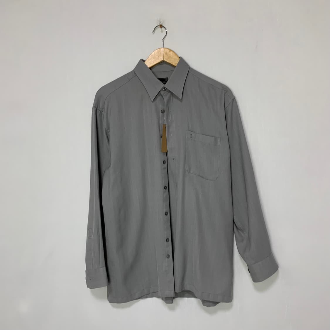 닥스 DAKS 베이직 그레이 셔츠 남성 105 남녀공용 빈티지 상품이미지1