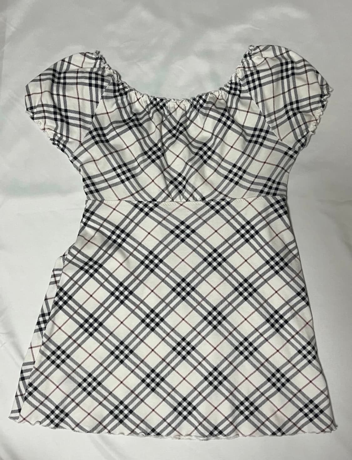 버버리 burberry 블루라벨 노바체크 리본 블라우스 상품이미지3