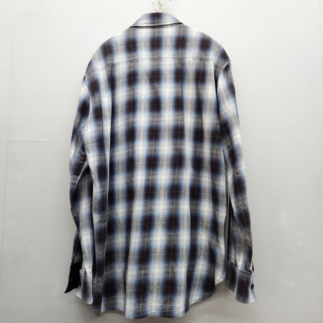 앤더슨벨 체크패턴 사이드지퍼 셔츠 M(L) 상품이미지5