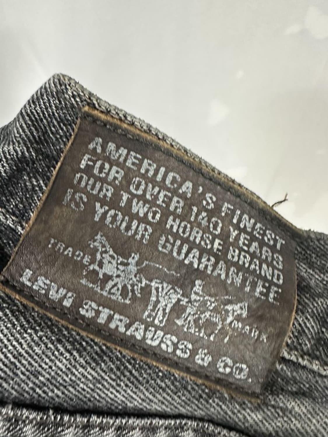 [W33L34] LEVI'S 리바이스615 90s 흑청 오렌지탭빈티지 상품이미지4