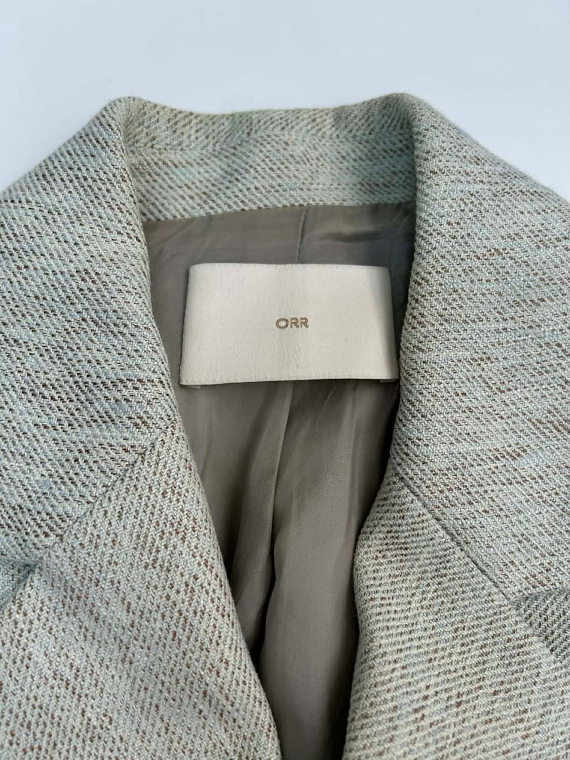 [S] Orr 오르 헤링본 더블 블레이져 자켓 상품이미지4