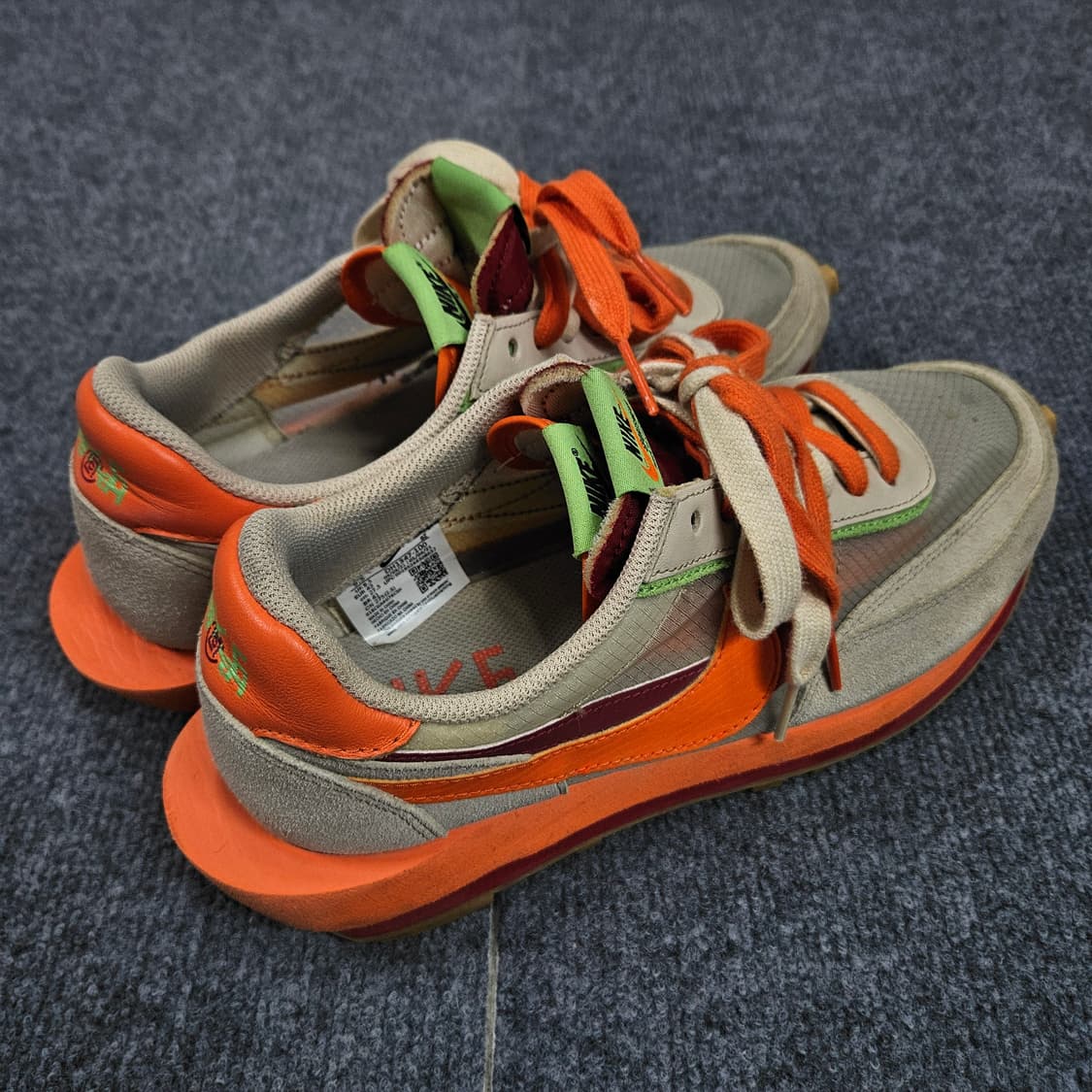 나이키X사카이X클랏 LD와플 오렌지 운동화(급처) 상품이미지6