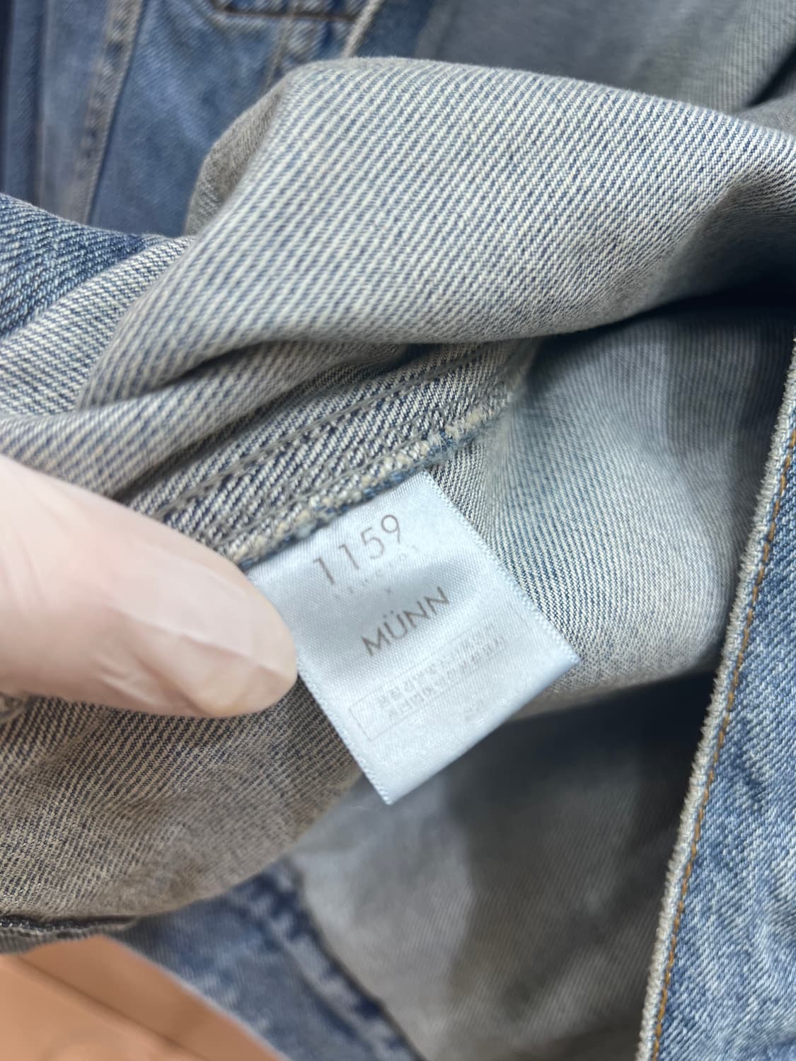 MUNN x 1159 아카이브 후크 데님자켓 상품이미지7