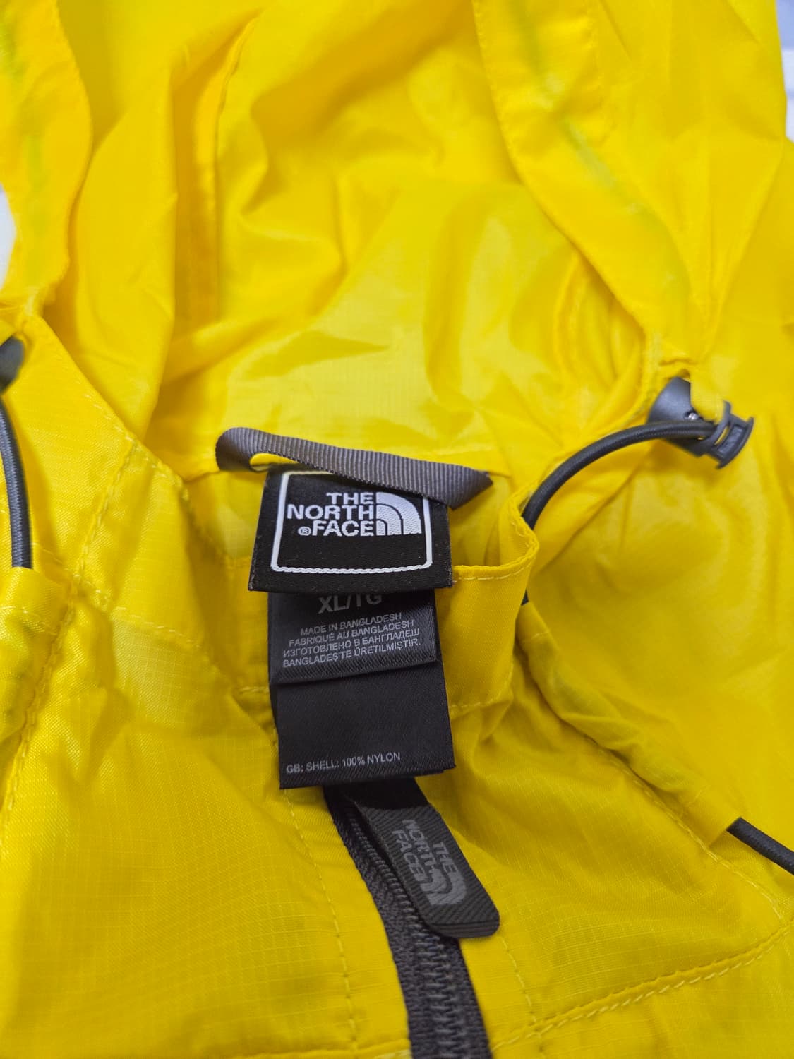 노스페이스 하이드레날라이트 바람막이 방수자켓 패커블 자켓 XL 옐로우컬러 상품이미지3