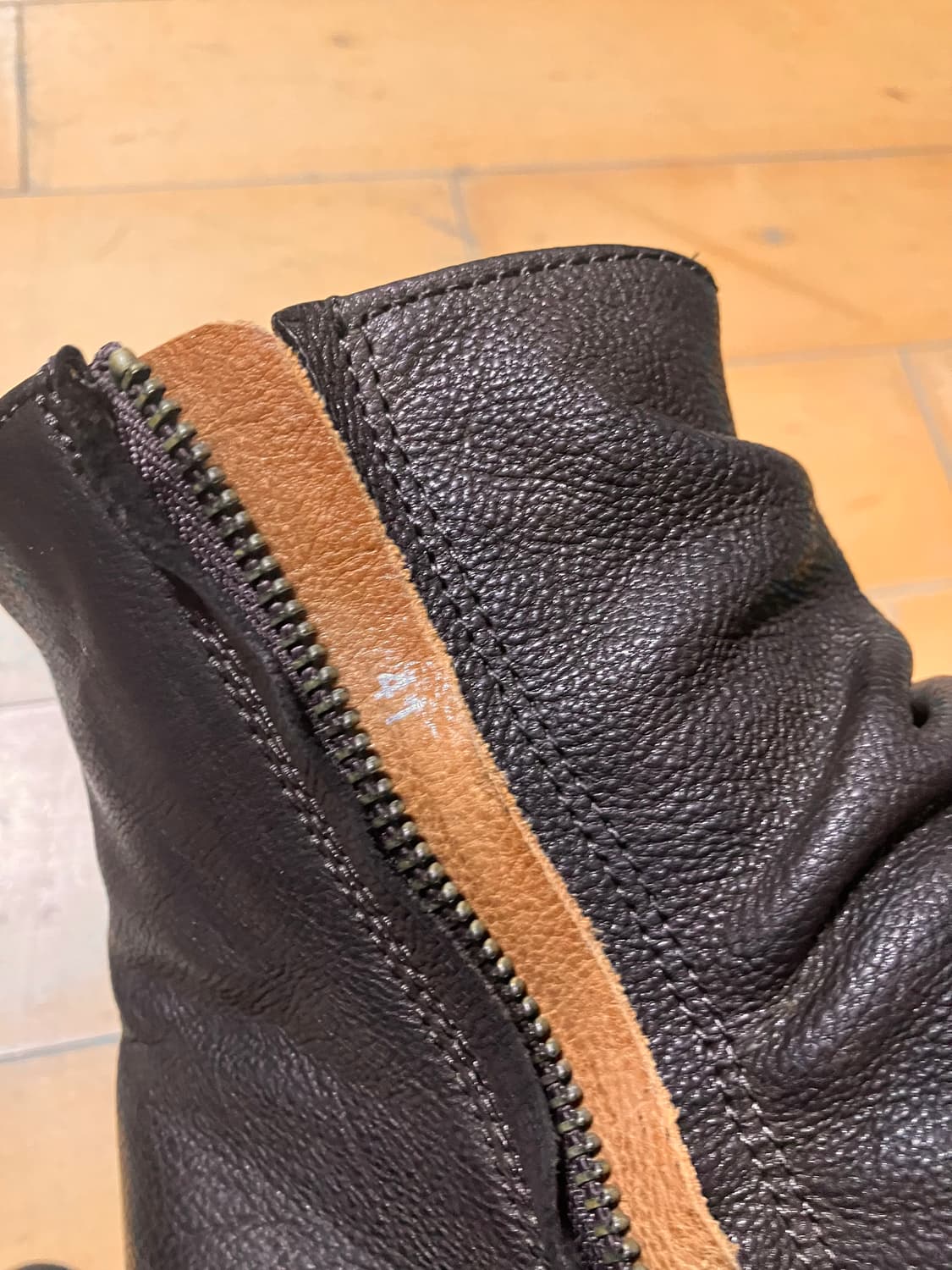 EDWARD 에드워드 레더 드레이프 부츠 41 (260) 상품이미지7