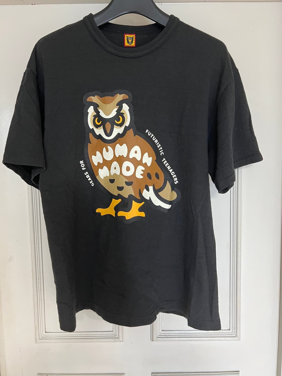 [xxxl]휴먼메이드 부엉이 반팔 티셔츠 블랙 3xl 상품이미지2