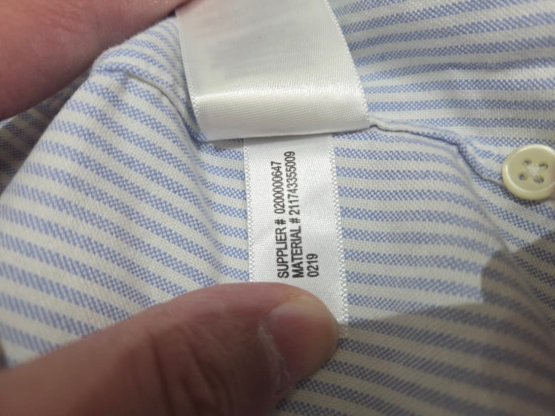 폴로 랄프로렌 스트라이프 옥스포드 셔츠(M) 상품이미지6