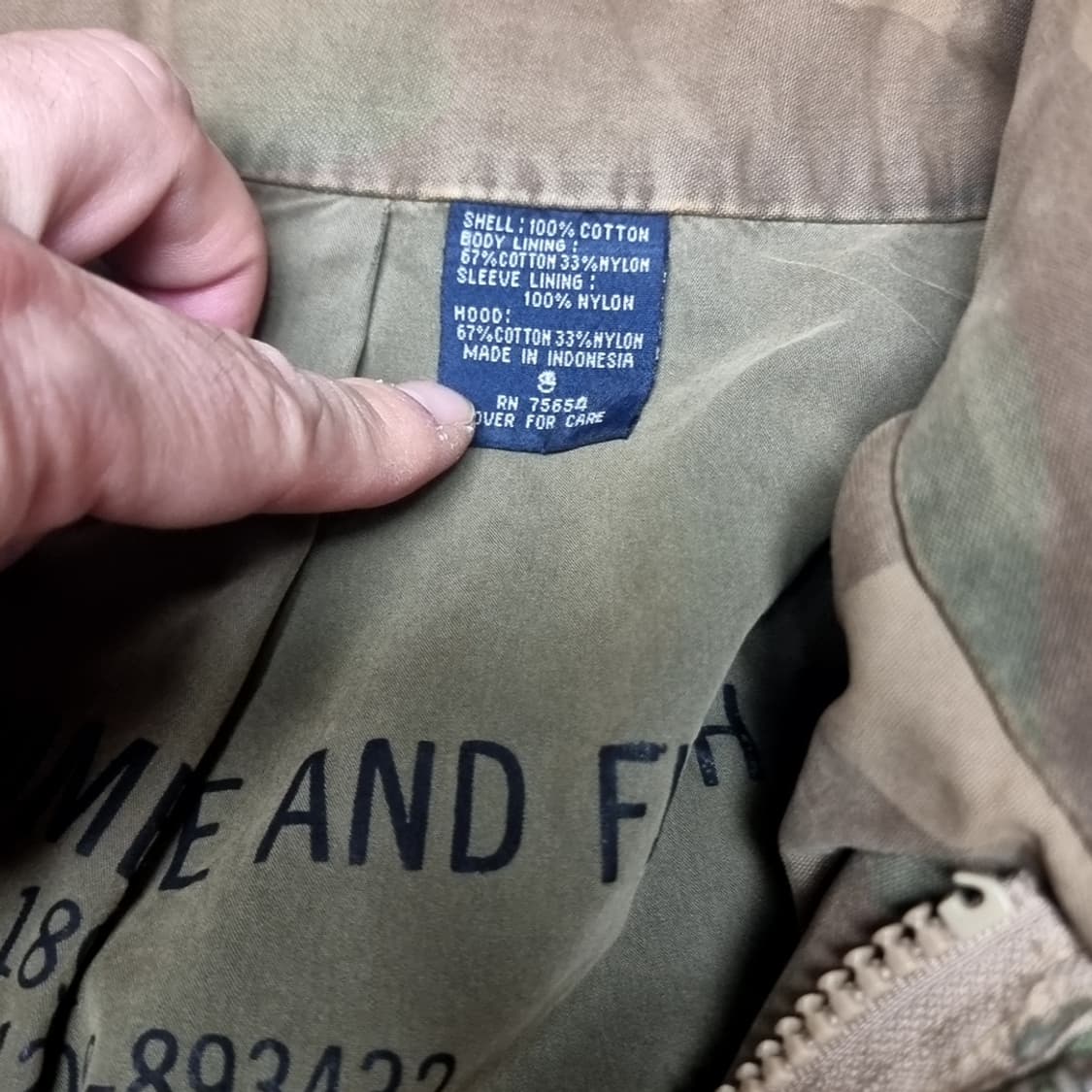 아베크롬비 m65 디비전 필드자켓 카모(100-105) 상품이미지6