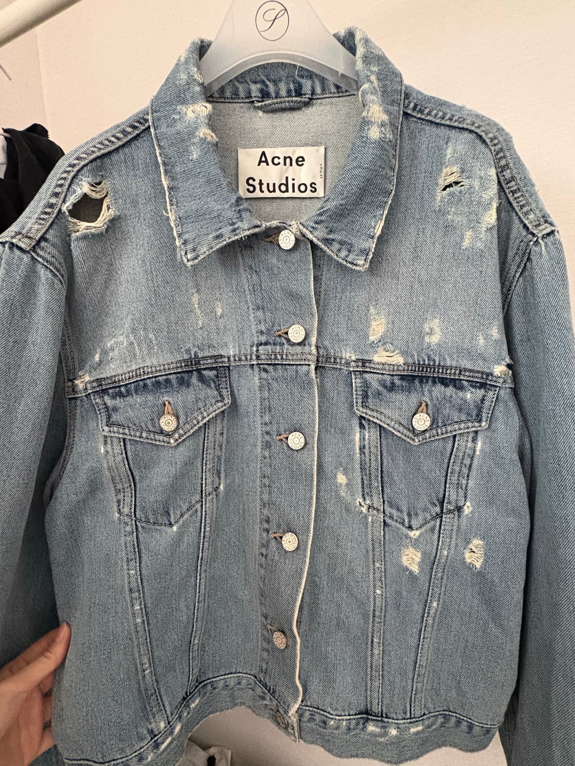 Acne Studios 트레스드 데님 자켓 38 상품이미지2