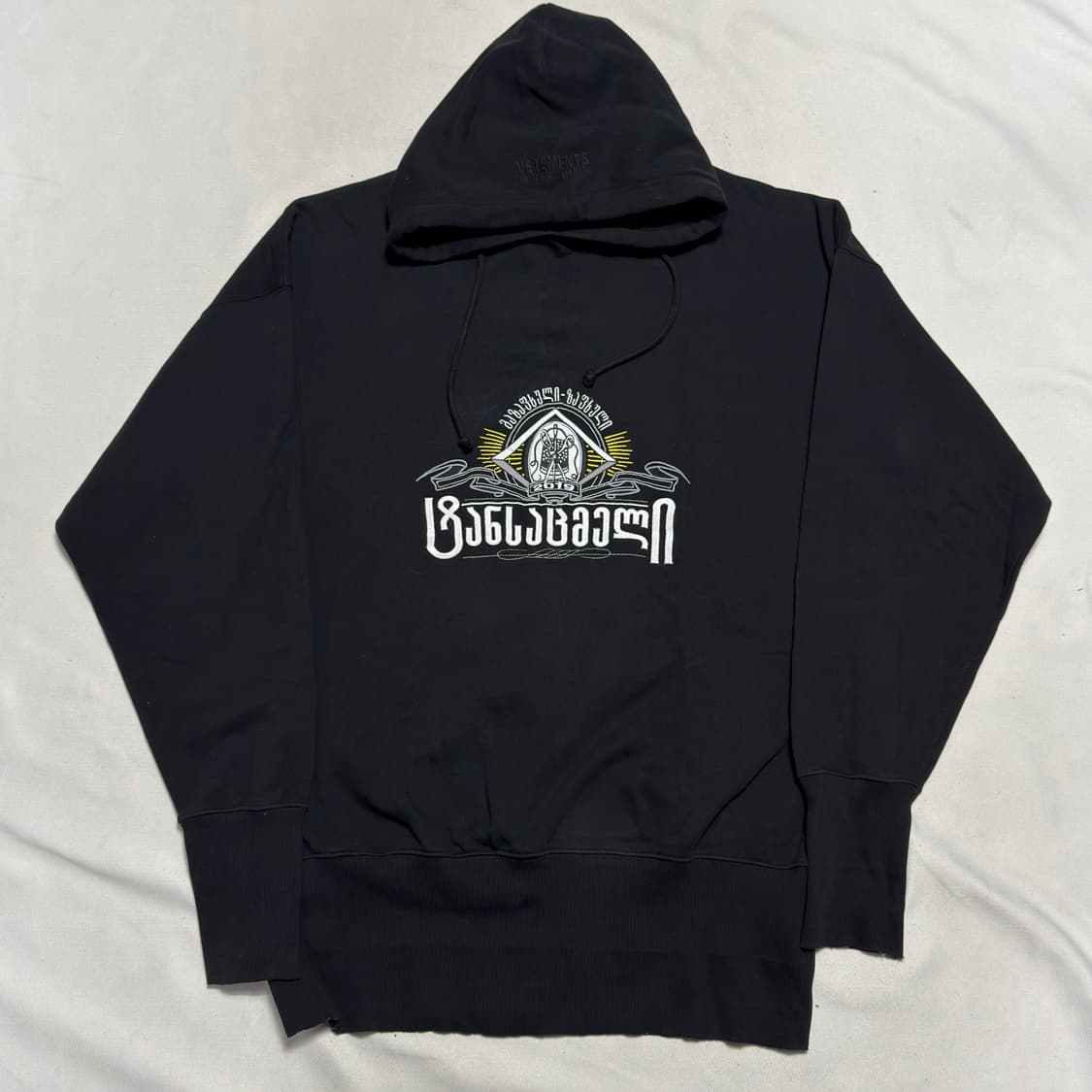 M 베트멍 19ss 시크릿 소사이어티 블랙 후드티 상품이미지2