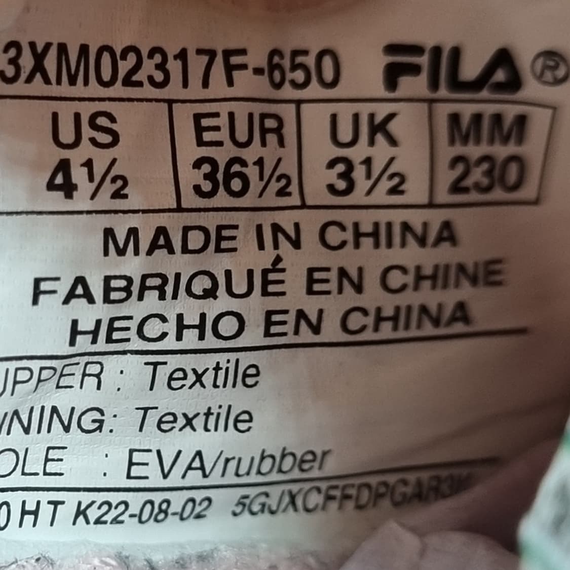 휠라 꾸미 아동슬립온230 상품이미지6