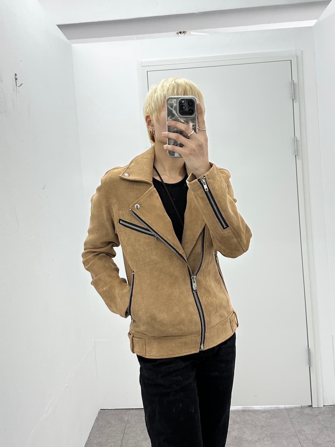Semantic Design suede rider jacket 상품이미지1