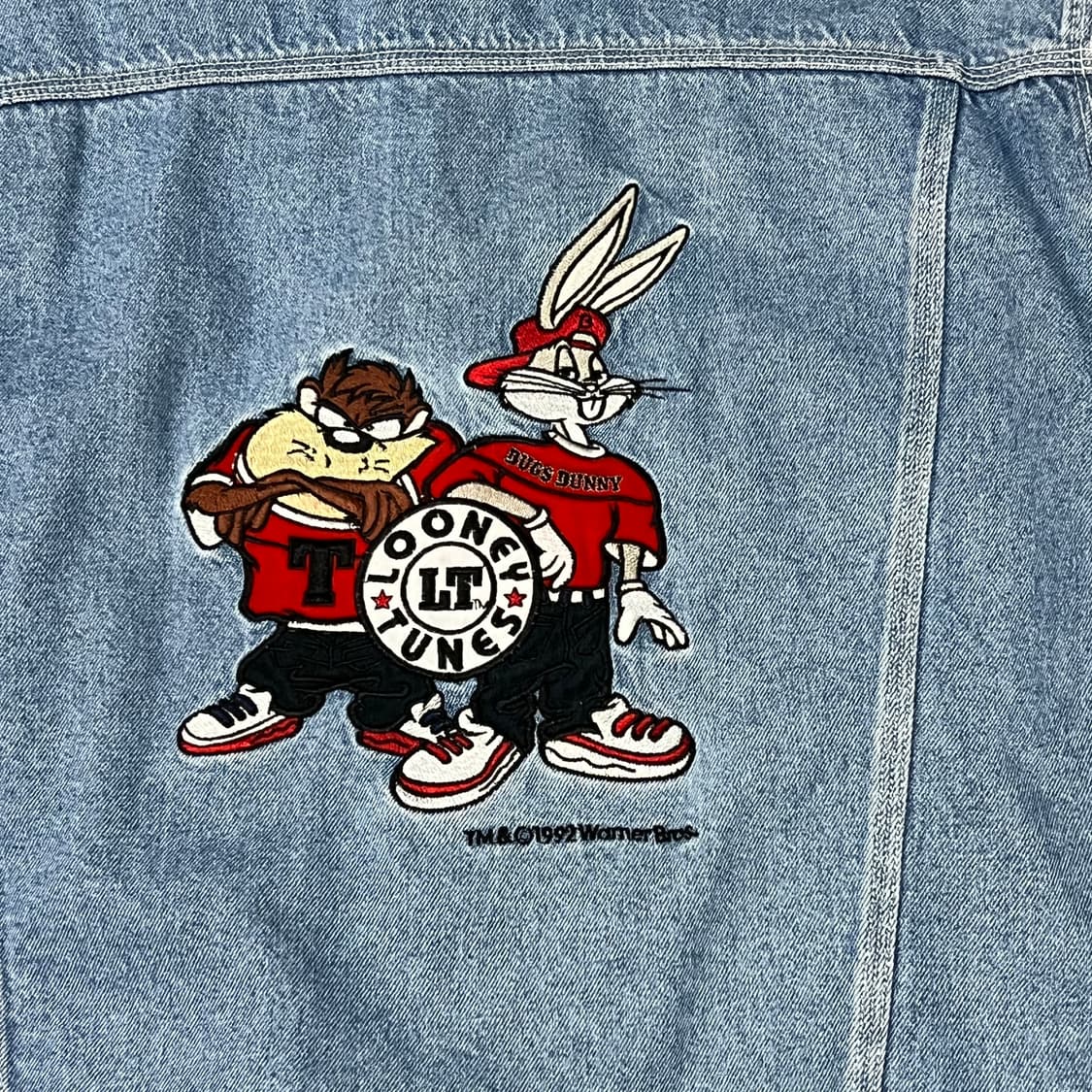  루니튠즈 자수 데님 트러커 자켓 y15632 상품이미지6