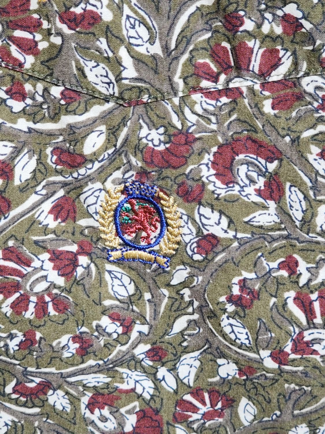 타미힐피거 빅사이즈 남방 패턴 셔츠 토미 포켓 캐주얼 상품이미지4