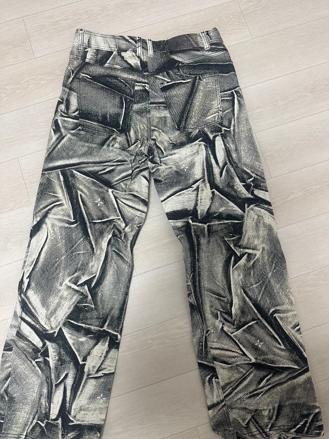 Blr 프리팅 데님팬츠 상품이미지2