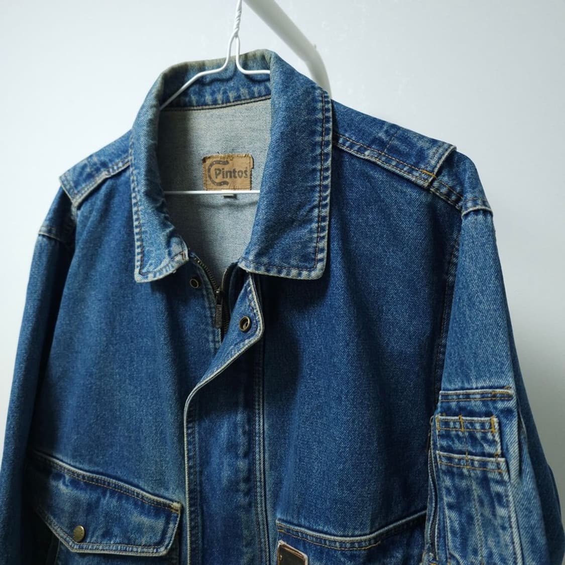 PINTOS 빈티지 데님 자켓 L 상품이미지3