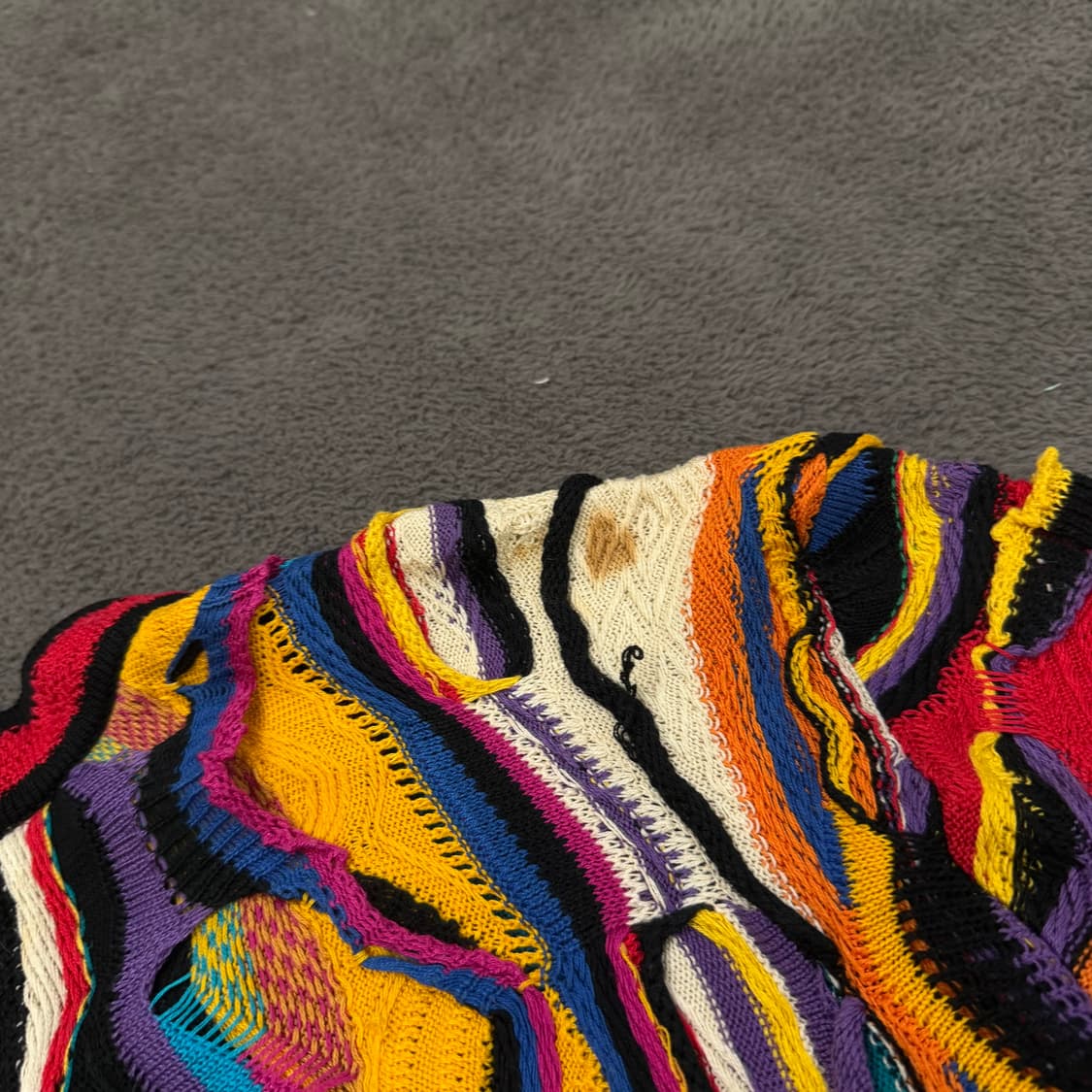 [ 정품/S ] 쿠지 빈티지 케이블 니트 가디건 상품이미지8