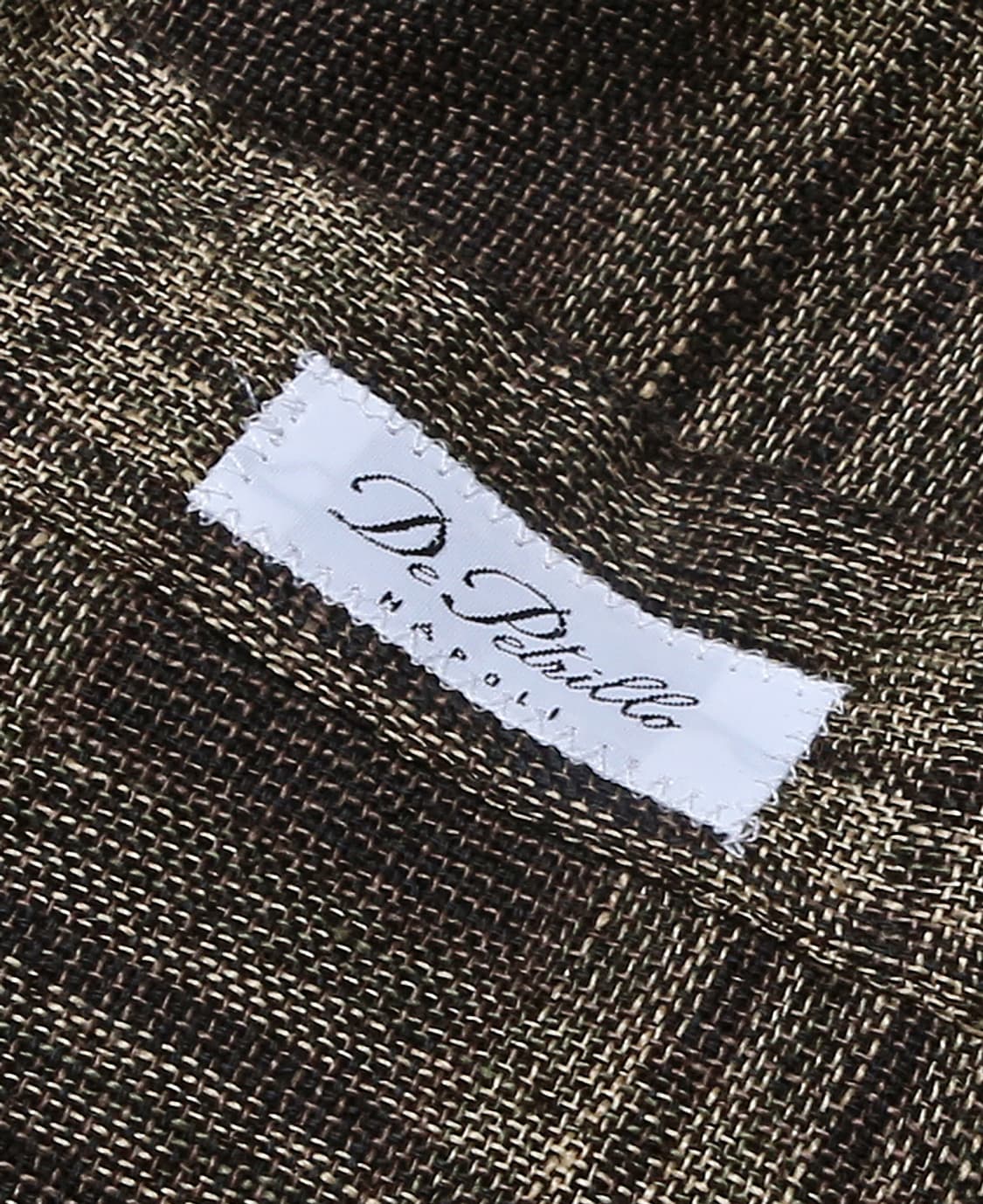 드 페트릴로 [De Petrillo] 린넨 울 체크 나폴리 벨티드 자켓 상품이미지6