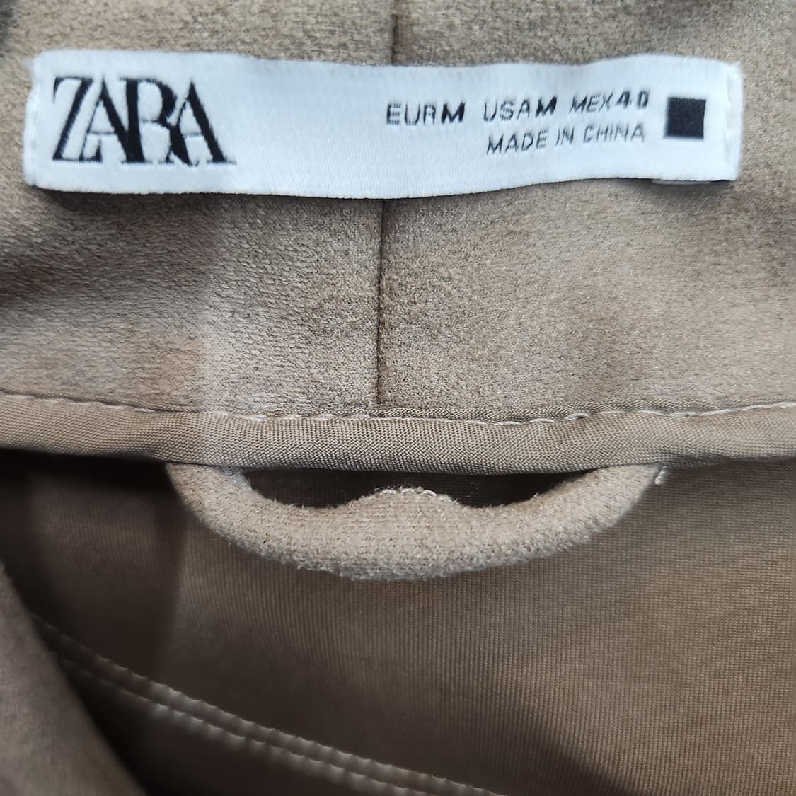 자라 ZARA 스웨이드 자켓 가디건 XL 상품이미지5