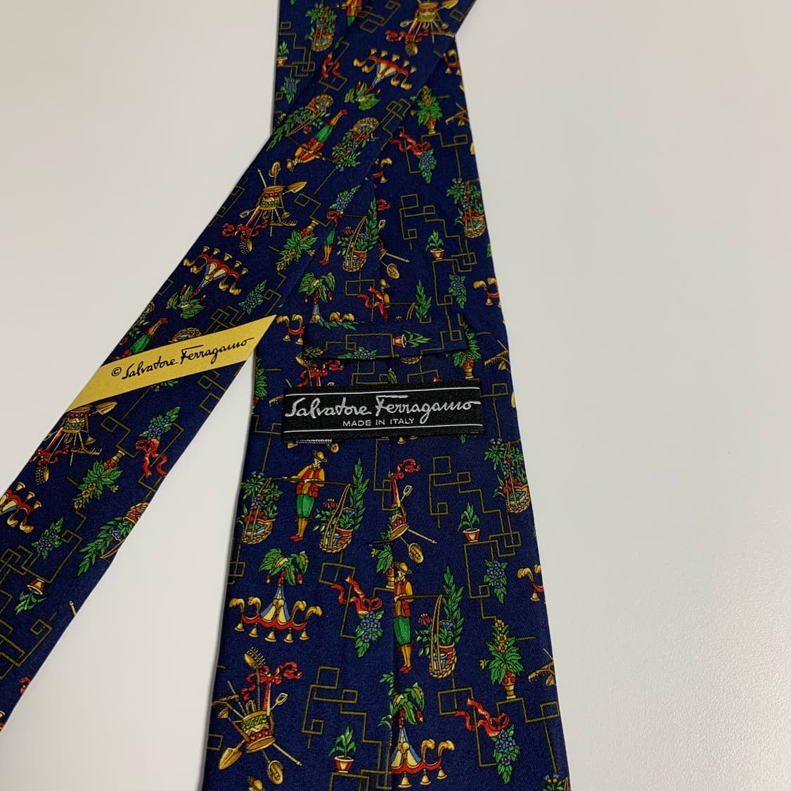살바토레 페레가모(Ferragamo) 명품넥타이 이태리 100실크 상품이미지5