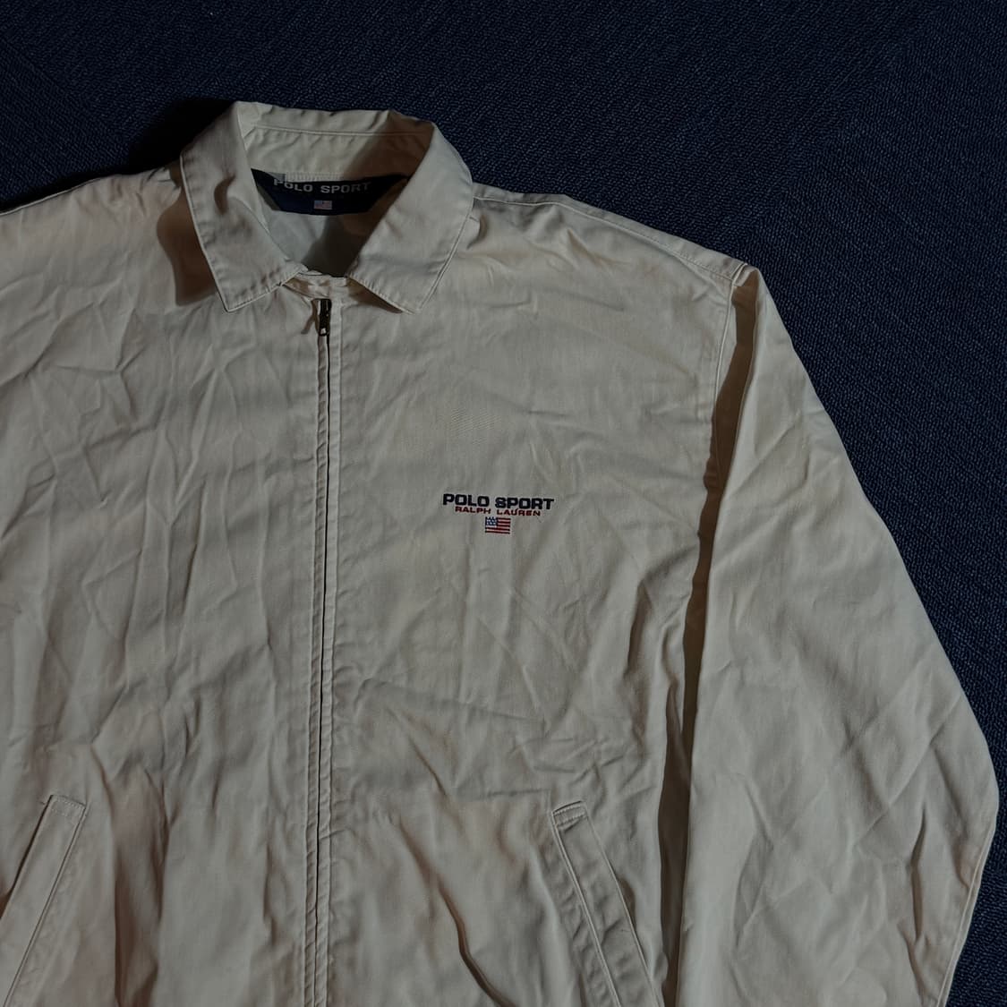 폴로 스포츠 아이보리 면 자켓 상품이미지2
