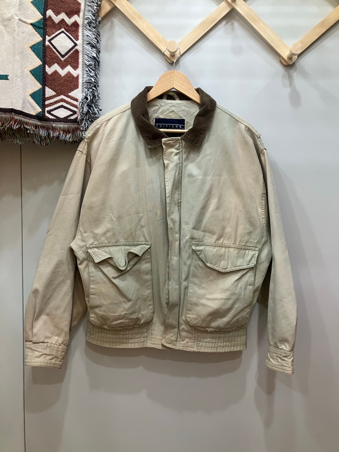 90s Van Heuson 코튼 블루종 상품이미지1