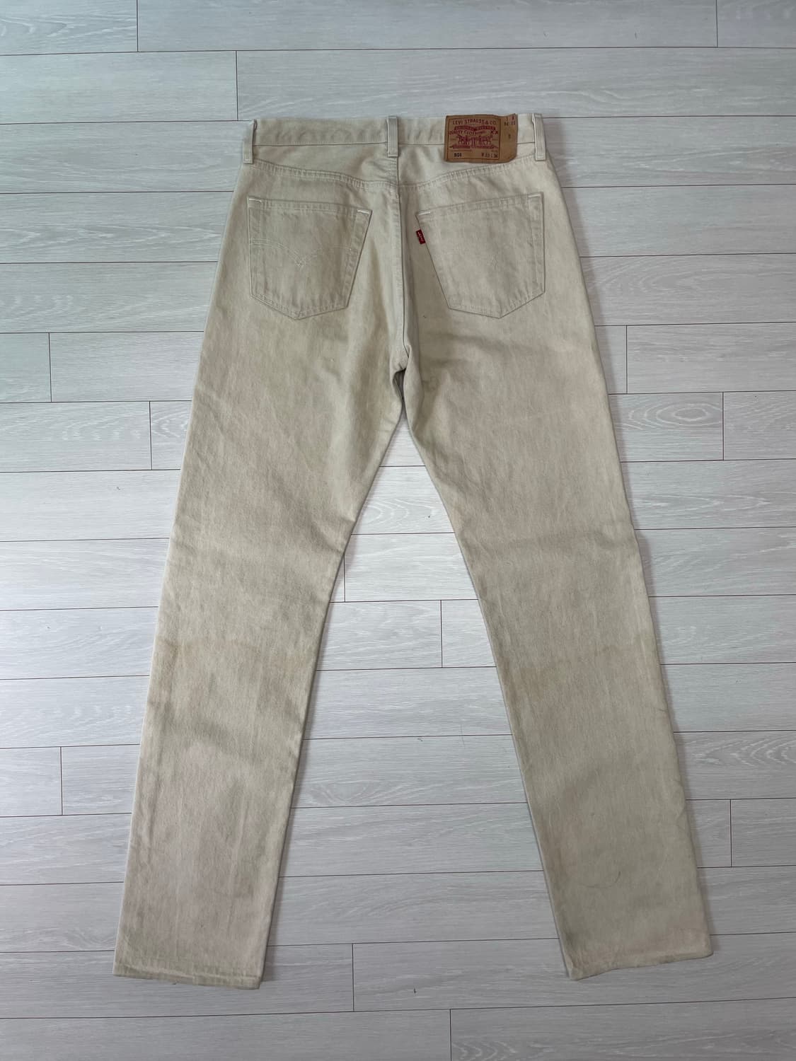 Levi’s 501 베이지 코튼 팬츠 (유럽판) 상품이미지2