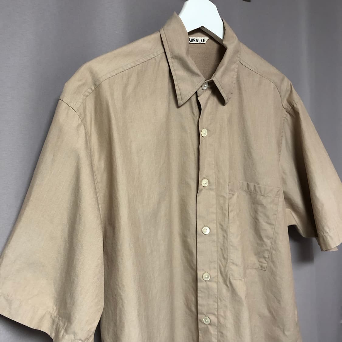 오라리 washed finx shirt 상품이미지6