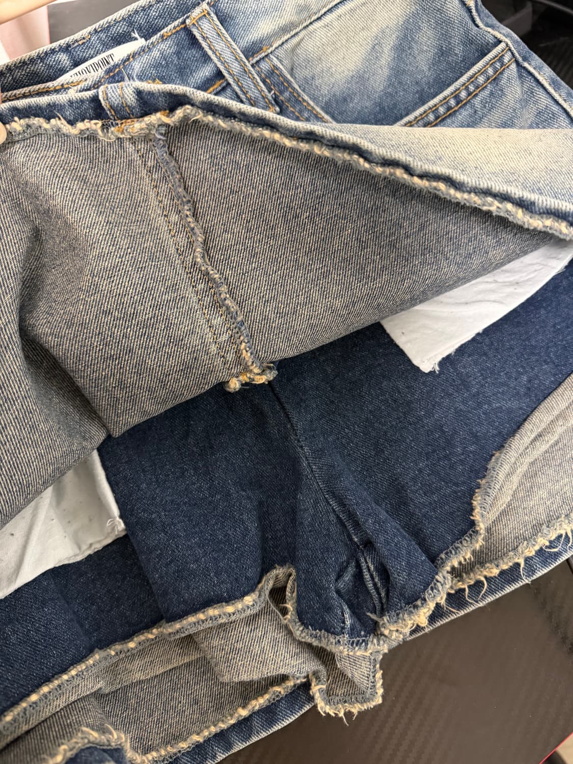 카키포인트 청스커트 상품이미지3