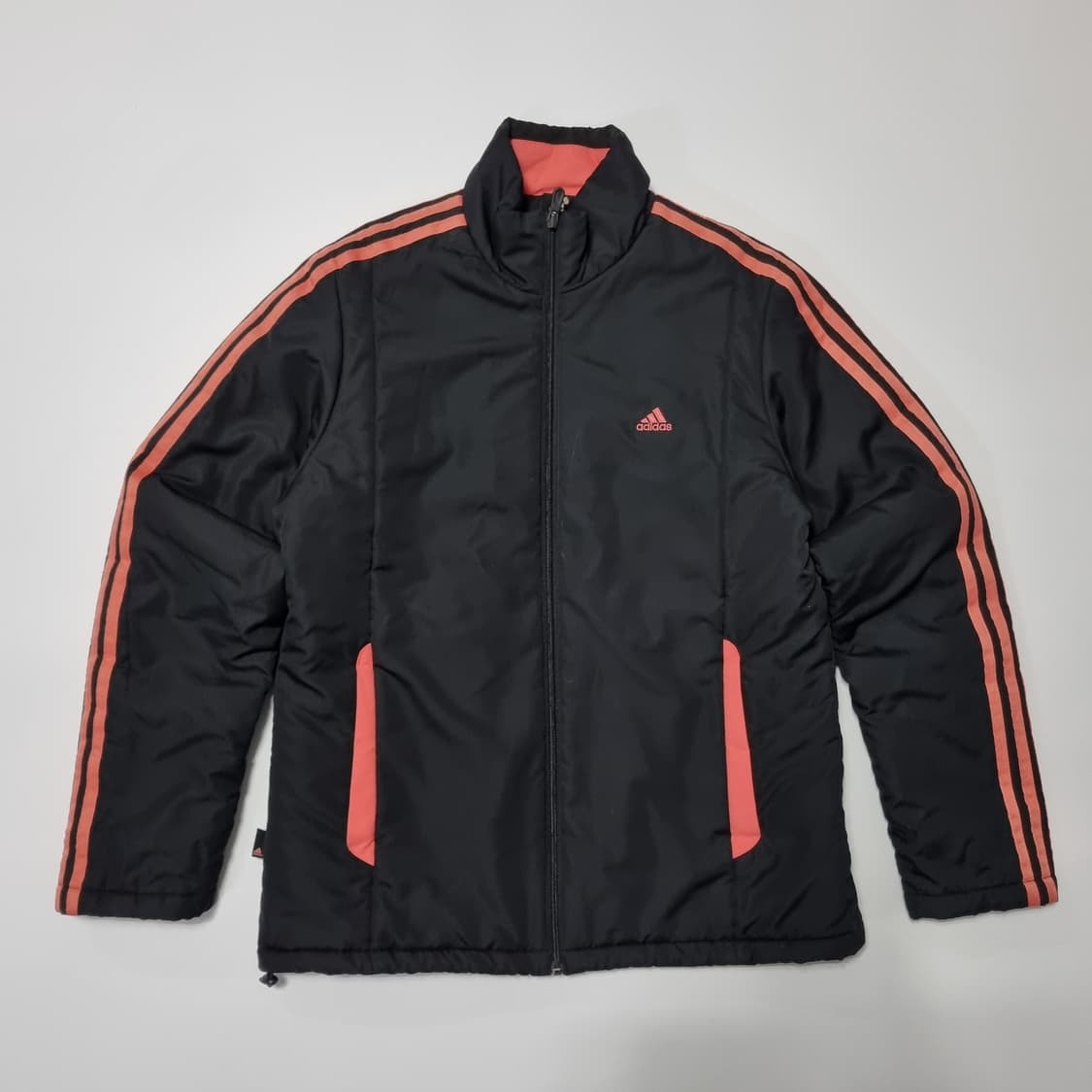 아디다스 핑크 스트라이프 패딩점퍼  상품이미지1