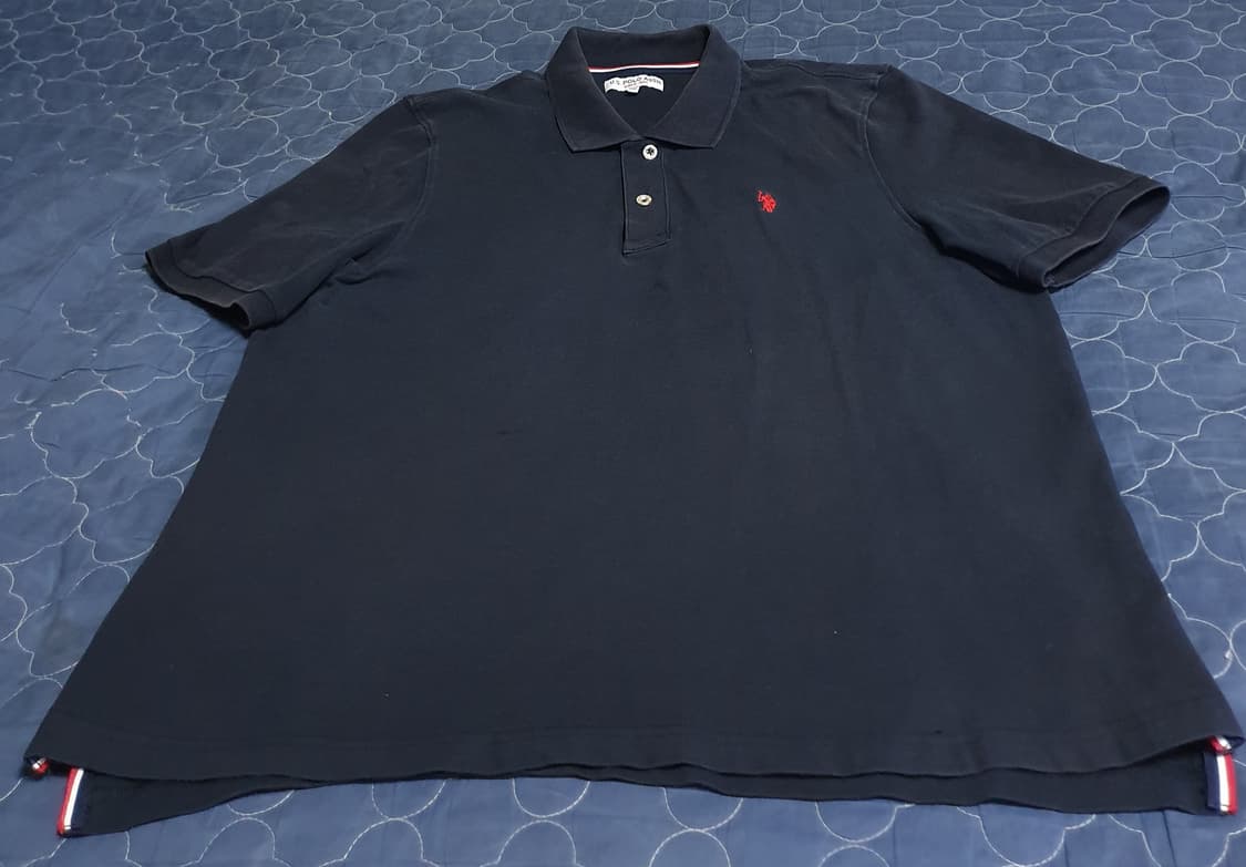 US 폴로 ASSN 반팔 카라티 (블랙,카키) 3XL 상품이미지1