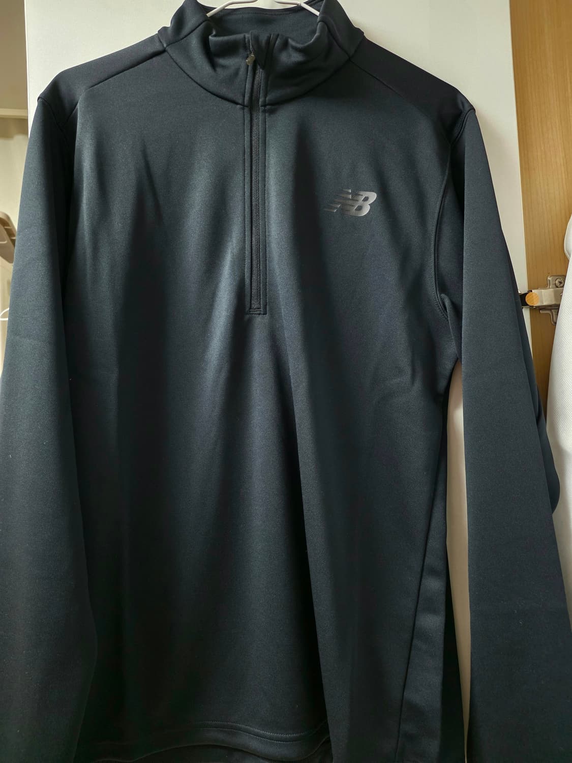 정품 뉴발란스 블랙 하프집업 기능성 긴팔티100.105 상품이미지2