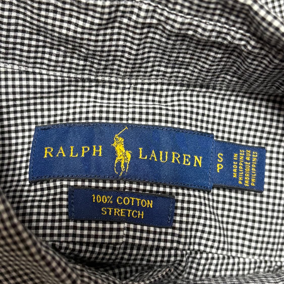 S 폴로랄프로렌 블랙 체크 셔츠 상품이미지4