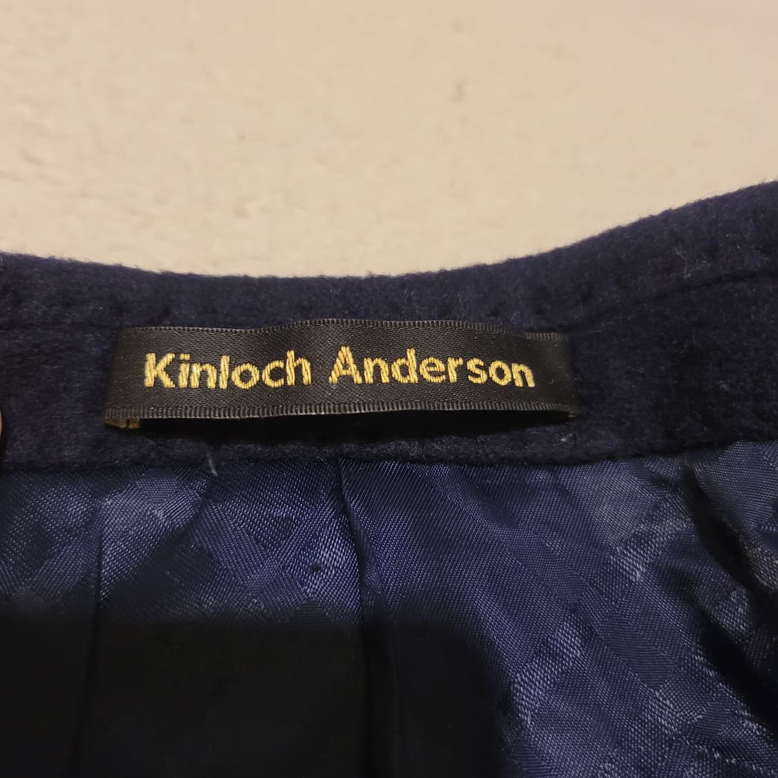 킨록앤더슨 캐시미어 2버튼 코트 105 상품이미지5