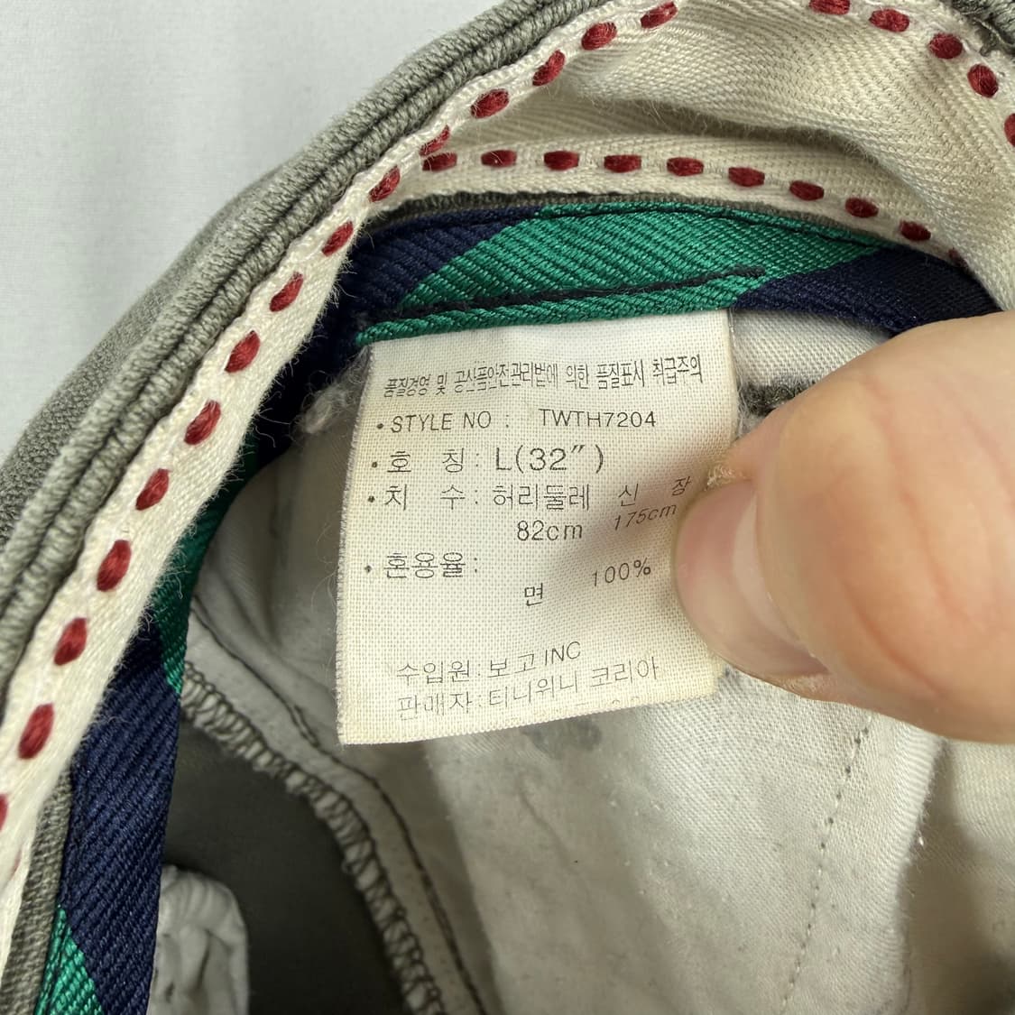 (L) 티니위니 올드스쿨 카고 팬츠 카키 상품이미지5