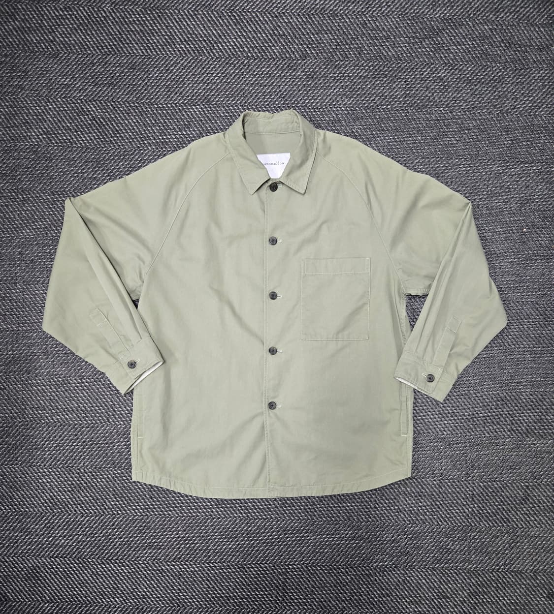 커스텀멜로우 라글란 셔츠 자켓 상품이미지2