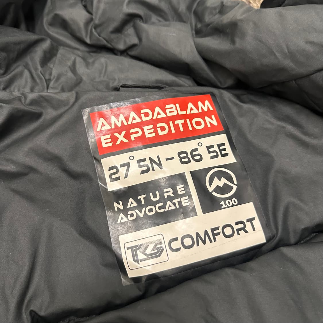 AMADABLAM 아마다블람 덕다운 패딩 점퍼 블랙 100(L) 상품이미지7