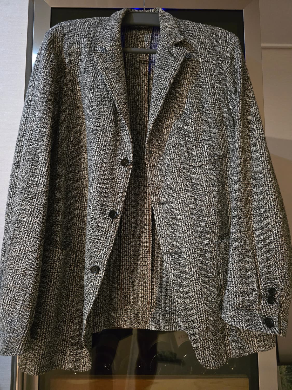 45r 45RPM  체크블레이져 5사이즈입니다. 상품이미지1