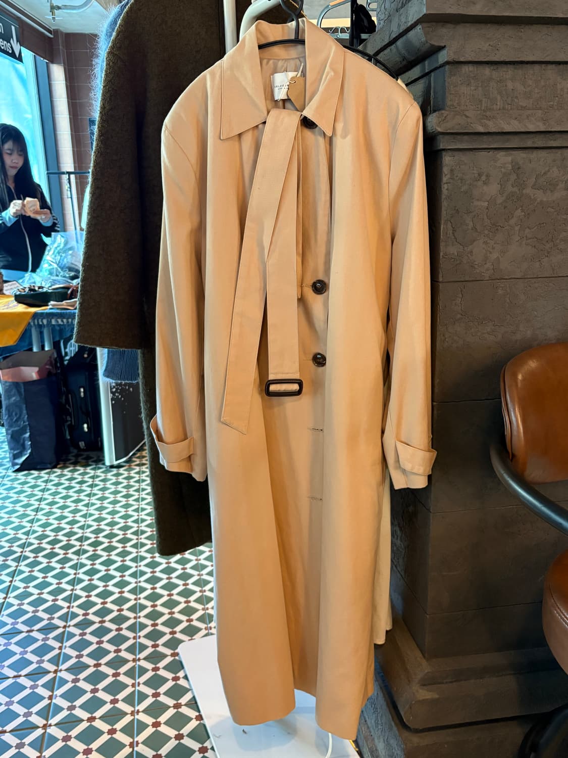 베이지 트렌치 코트 상품이미지1